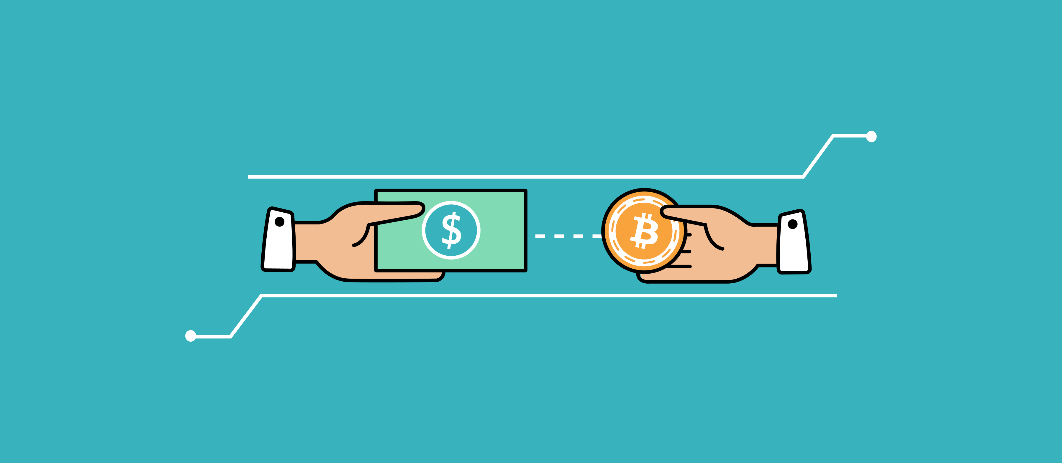 Exchange of fiat for Bitcoin